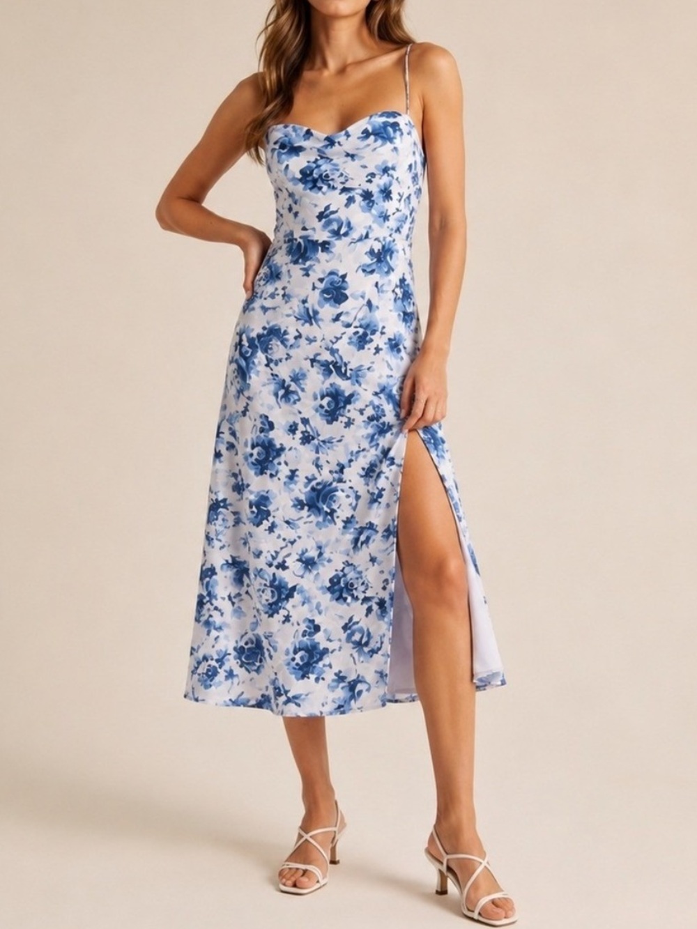 Abercrombie & Fitch blue floral dress
